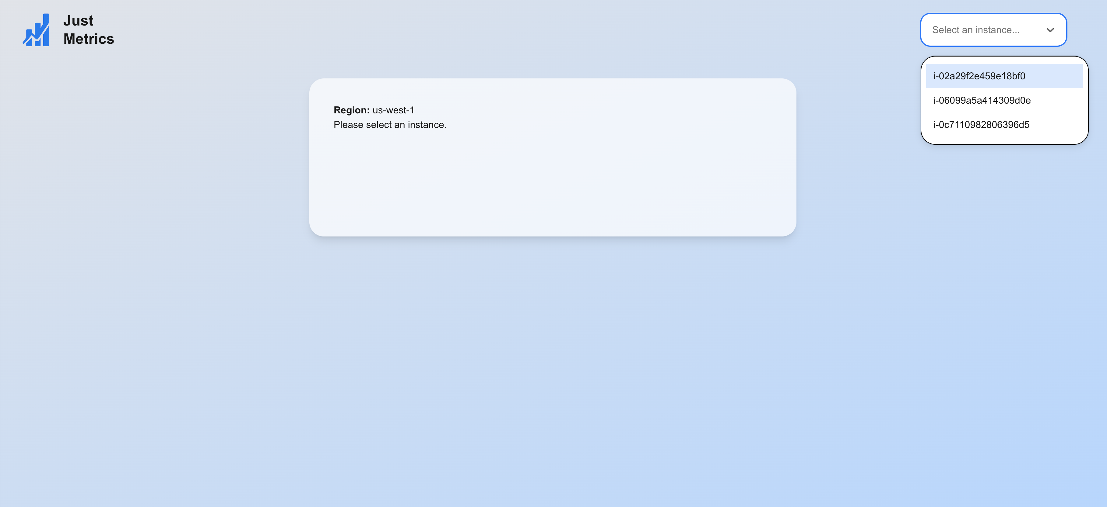 Step 2: Select Instance